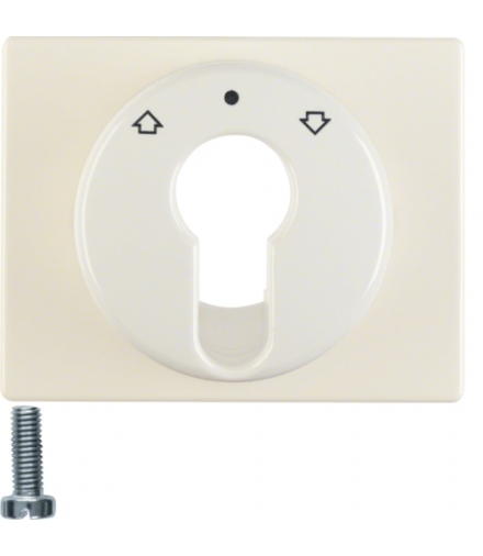 Arsys Płytka czołowa do łącznika żaluzjowego na klucz, kremowy Berker 15040012