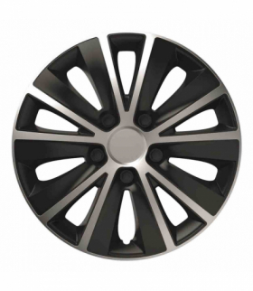 Kołpak rapide 15" silver&black (czarno-srebrny) VERSACO AMI-10298