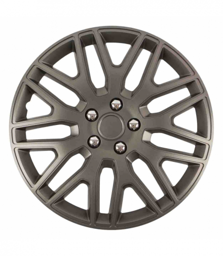 Kołpak dakar nc 16" grafitowy ze śrubami chrom VERSACO AMI-10953