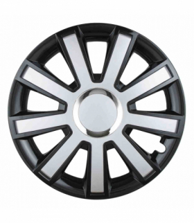 Kołpak flash 14" czarno-srebrny LEOPLAST AMI-L07100