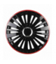 Kołpak falcon 16" czarny z czerwonym rantem LEOPLAST AMI-L58282