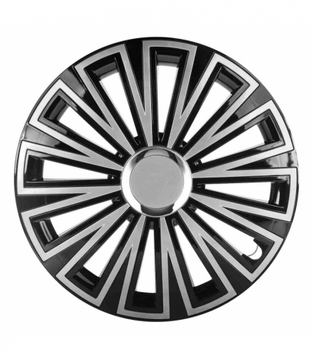 Kołpak sunset 14" czarno-srebrny LEOPLAST AMI-L58203