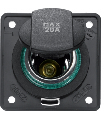 Integro Gniazdo zasilające 24V, samochodowe, antracyt, mat mechanizm Berker 945702505