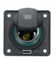 Integro Gniazdo zasilające 24V, samochodowe, antracyt, mat mechanizm Berker 945702505