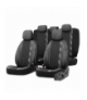Komplet pokrowców na fotele samochodowe otom horizon 1808 black/smoked 3-zip OTOM AMI-OT86747