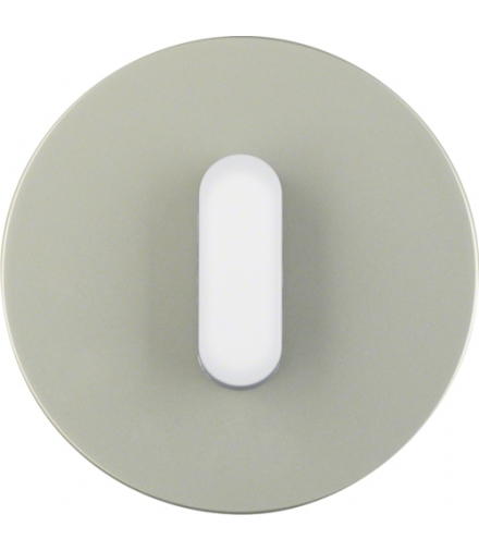 R.classic Płytka czołowa z pokrętłem do łącznika obrotowego, stal szlachetna/biały Berker 10012014