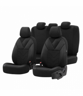 Komplet pokrowców na fotele samochodowe otom tempo 1501 black nz OTOM AMI-OT77345