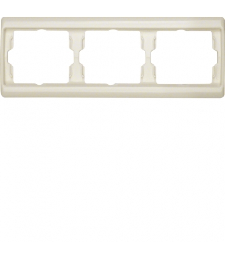 Arsys Ramka 3-krotna pozioma, kremowy Berker 13730002