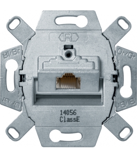 one.platform Mechanizm gniazda komputerowego UAE 1-kr (RJ45), ekranowane, kat.6, klasa E Berker 455401