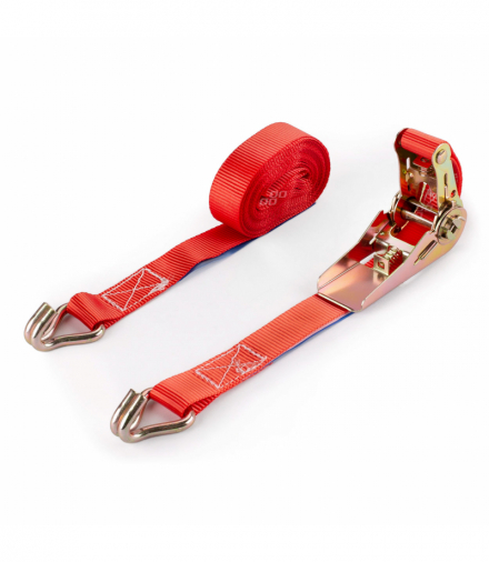 Pas transportowy z napinaczem 500 kg 25 mm 4 m belt-06 amio-02874 AMiO AMI-02874