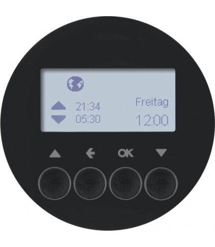 R.X/1930/Glas Żaluzjowy łącz. czas. z wyśw. ster. żaluzj., czarny