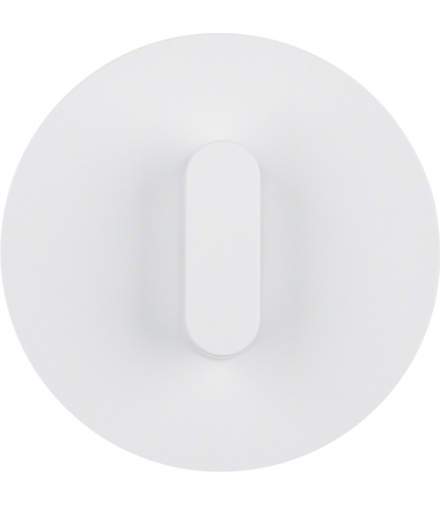 R.classic Płytka czołowa z pokrętłem do łącznika obrotowego, biały, połysk Berker 10012089