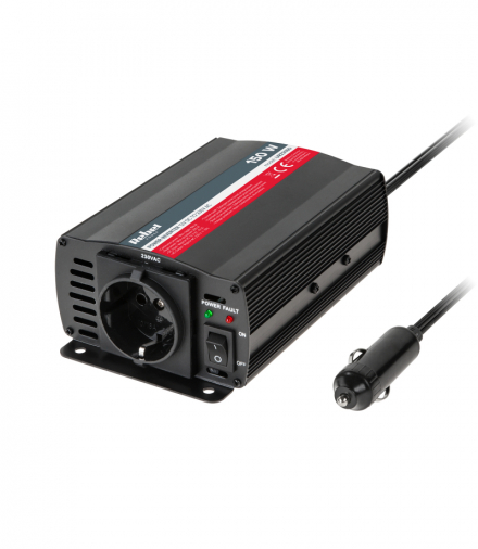Przetwornica REBEL 12V/230V 150W (gn. typu F :niemieckie) Rebel LEC-URZ3160