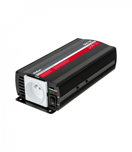 Przetwornica REBEL 12V/230V 500W(gn. typu E:polskie, francuskie) Rebel LEC-URZ3168