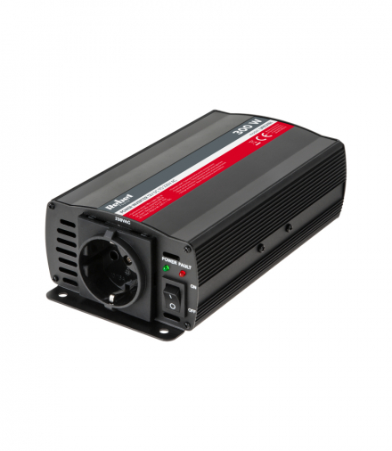 Przetwornica REBEL 12V/230V 300W (gn. typu F :niemieckie) Rebel LEC-URZ3161