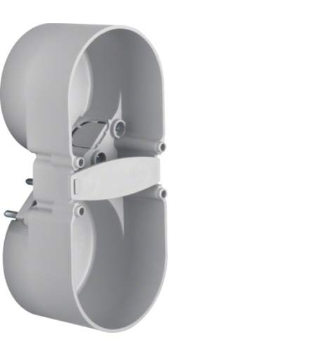 Integro Flow Puszka podtynkowa 2-krotna, z 2 zaciskami przewodu, szary Berker 9191502