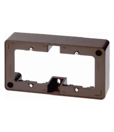 Akcesoria osprzęt Puszka natynkowa 2-krotna, brązowy Berker 10300001