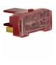 Akcesoria osprzęt Wkładka żarowa z zaciskiem neutralnym, mechanizm, czerwony Berker 167603