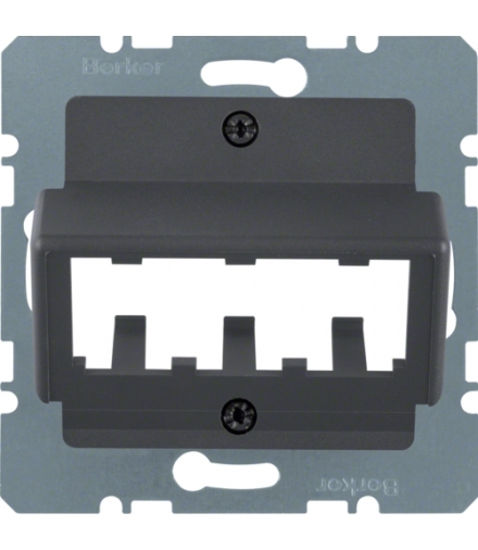 B.3/B.7 Płytka centralna do 3 MINI-COM Module, antracyt Berker 14271606