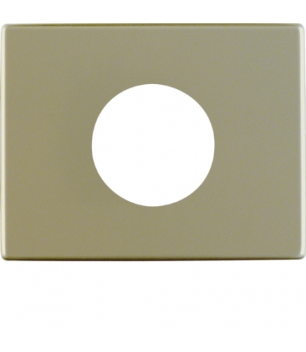 Arsys Płytka czołowa do łącznika i sygnalizatora świetlnego E10, jasny brąz, metal Berker 11650101