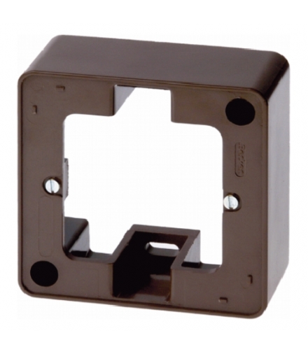 Akcesoria osprzęt Puszka natynkowa 1-krotna, brązowy Berker 10290001