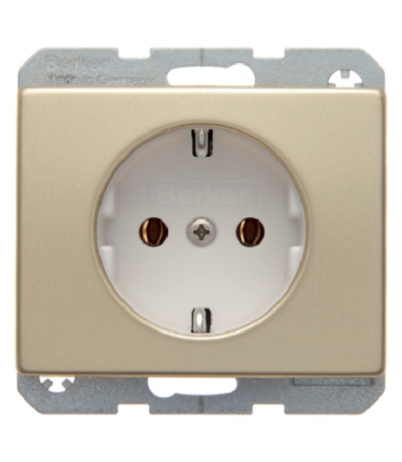 Arsys Gniazdo SCHUKO, złoty Berker 47140002