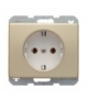 Arsys Gniazdo SCHUKO, złoty Berker 47140002