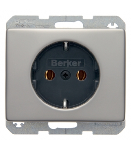 Arsys Gniazdo SCHUKO, stal szlachetna nierdzewna Berker 47140004
