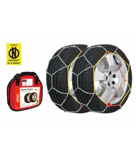 Łańcuchy śniegowe ö-norm 9mm + bag kns-70 amio-02316 AMiO AMI-02316