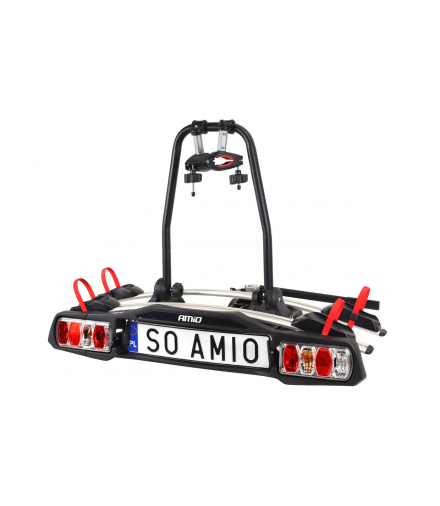 Bagażnik rowerowy samochodowy na hak - 2 rowery tbc-01/2 amio-02582 AMiO AMI-02582