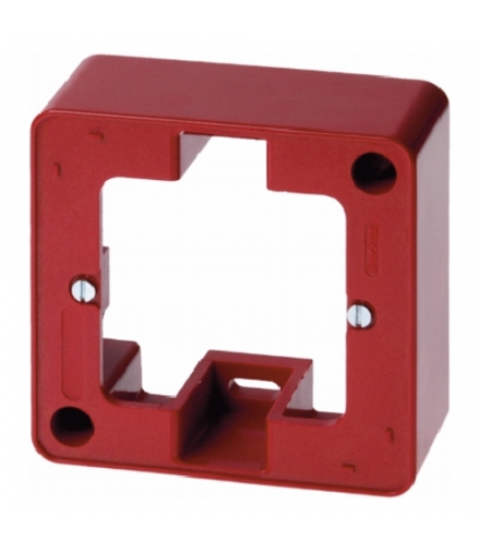 Akcesoria osprzęt Puszka natynkowa 1-krotna, czerwony Berker 10290062