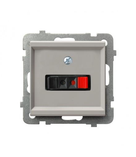 SONATA GG-1R/m/82 Gniazdo głośnikowe pojedyncze, Kaszmir