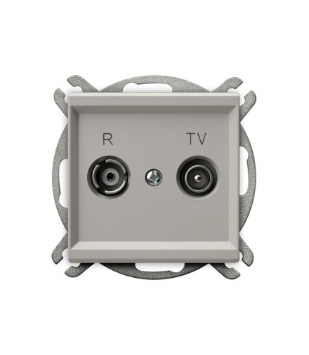 SONATA GPA-16RP/m/82 Gniazdo RTV przelotowe 16-dB, Kaszmir