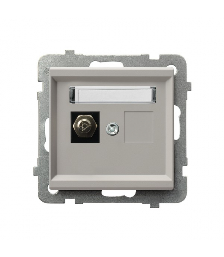 SONATA GPE-1R/m/82 Gniazdo ekwipotencjalne pojedyncze, Kaszmir