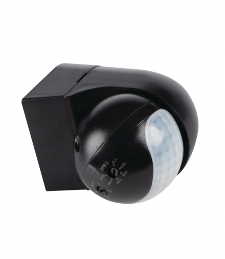 Czujnik ruchu PIR ALER MINI-B czarny Kanlux 23459