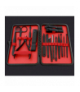 Zestaw do manicure czerwony ATL AG603E