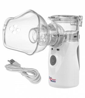 Przenośny, podręczny bezprzewodowy inhalator nebulizator, zestaw, maski, PR-835 ProMedix CEN-78832