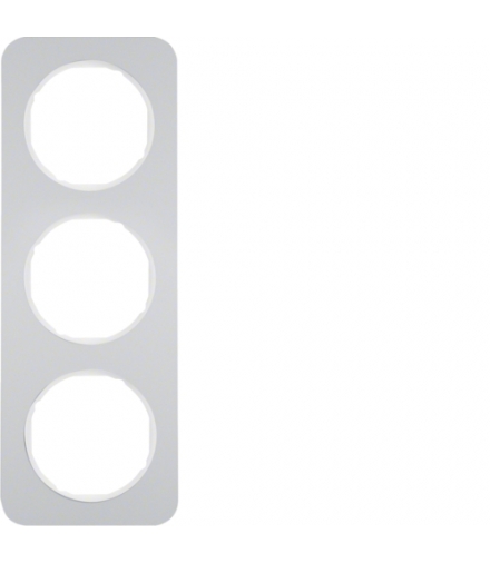 R.1 Ramka 3-krotna, alu/biały Berker 10132174