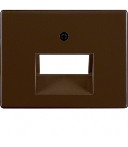 Arsys Płytka czołowa do gniazda przyłączeniowego UAE 2-krotnego, brązowy Berker 14090001