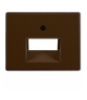Arsys Płytka czołowa do gniazda przyłączeniowego UAE 2-krotnego, brązowy Berker 14090001