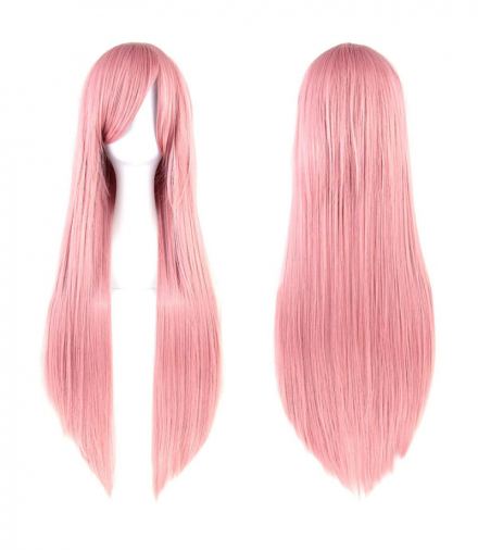 Peruka włosy 80cm różowe cosplay ATL BQ3D