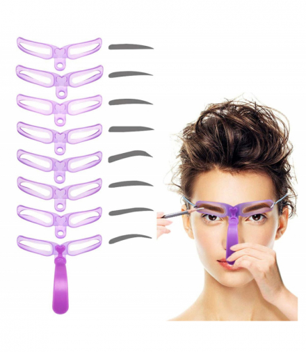 Szablony 8w1 do makijażu ATL AG767