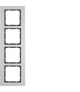 B.7 Ramka 4-krotna, alu/antracyt mat Berker 10146904