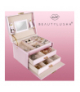 Szkatułka, kuferek na biżuterię, różowy BEAUTYLUSHH 00006400