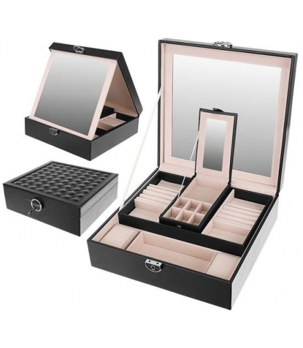 Kuferek na biżuterię, czarny Beautylushh 00008896