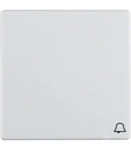 Q.x Klawisz z nadrukiem symbolu "dzwonek" do łącznika 1-klawiszowego, biały, aksamit Berker 16206059