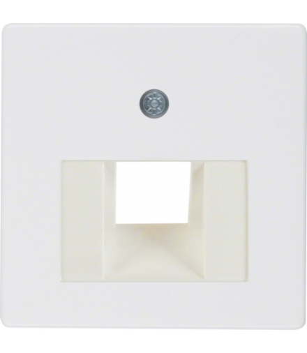 System płytek centralnych Płytka centralna do gniazda przyłączeniowego UAE, biały Berker 146809