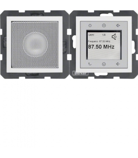 S.1/B.3/B.7 Radio Touch komplet, biały, mat Berker 28809909
