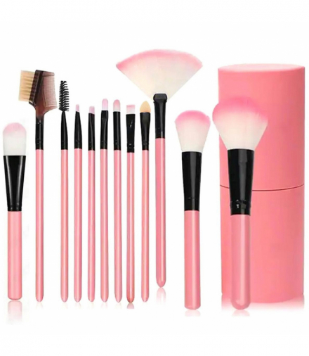 Zestaw pędzli 12szt róż ATL AG92M