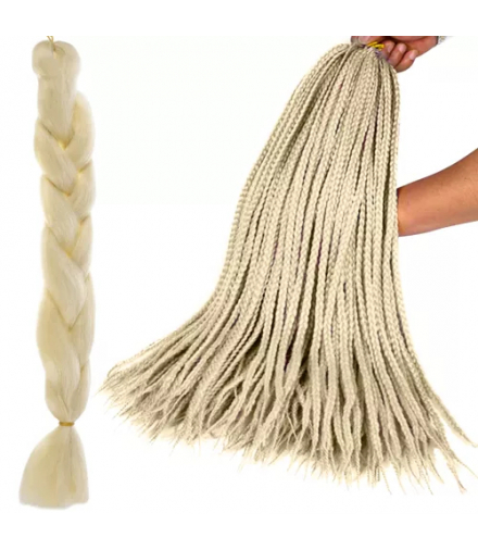 Włosy syntetyczne warkoczyki blond Soulima 23556 00023556